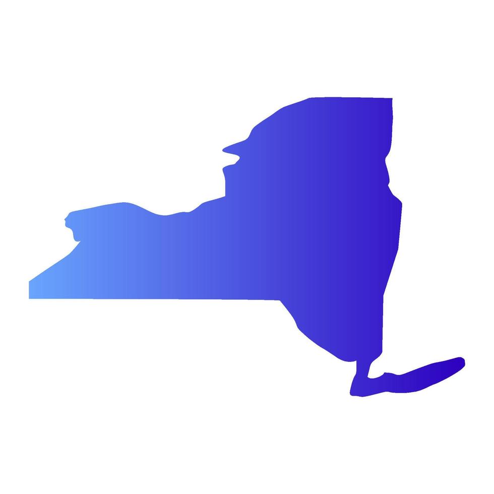 new york karte illustriert vektor