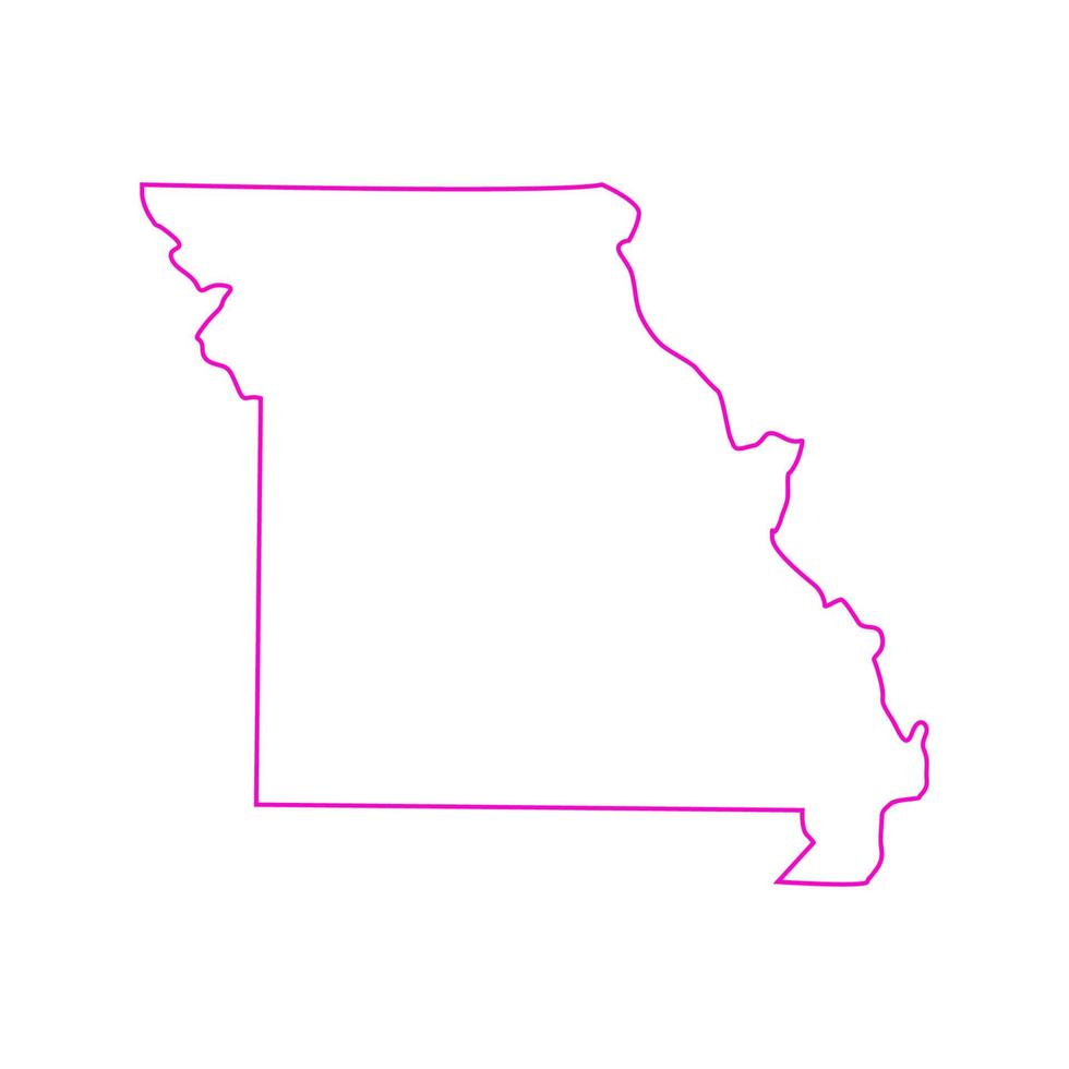 Minnesota-Karte illustriert vektor
