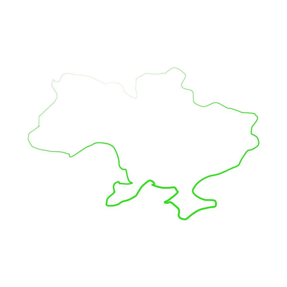 ukrainische karte illustriert vektor