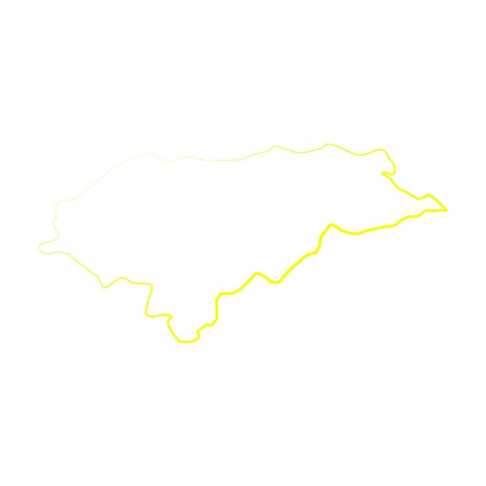Illustrierte Karte von Honduras vektor