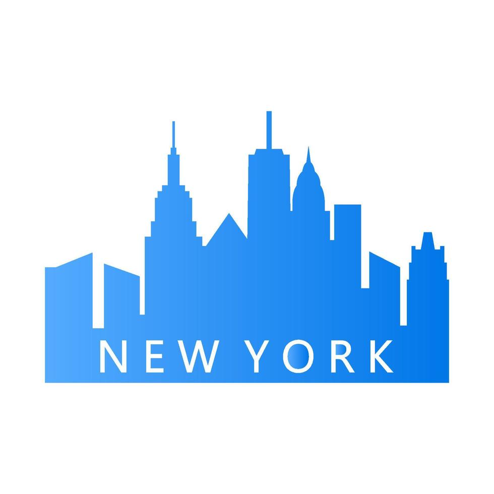 Skyline von New York illustriert vektor