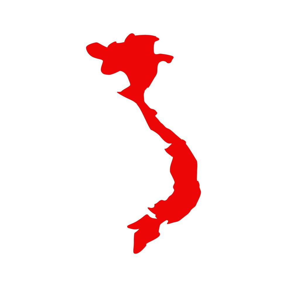 Vietnam-Karte illustriert vektor