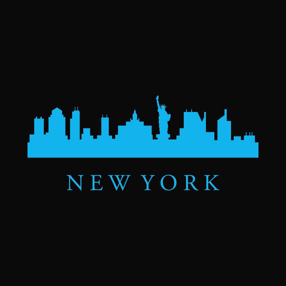 Skyline von New York illustriert vektor