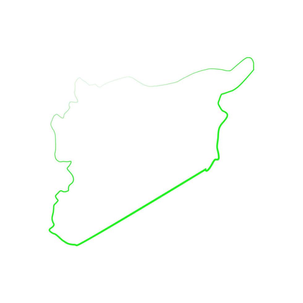 syrien karte illustriert vektor