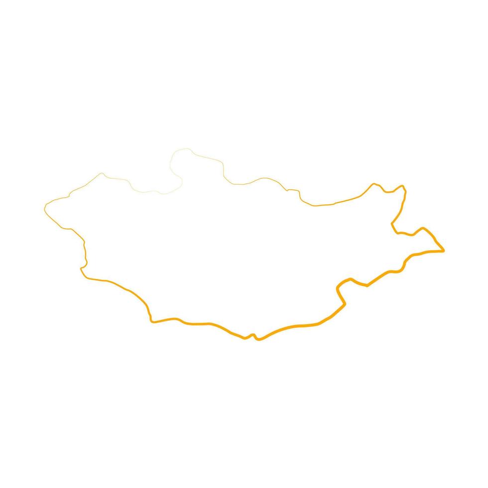 mongolei karte illustriert vektor