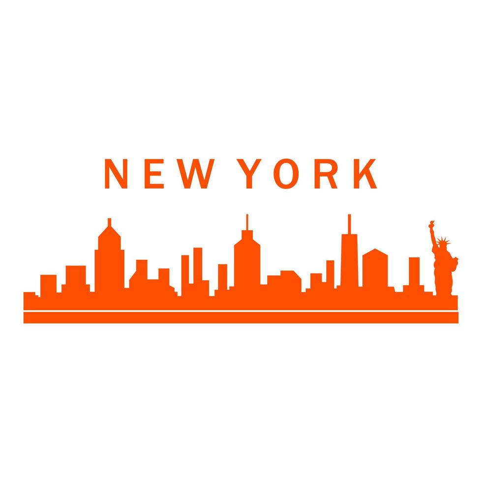 Skyline von New York illustriert vektor