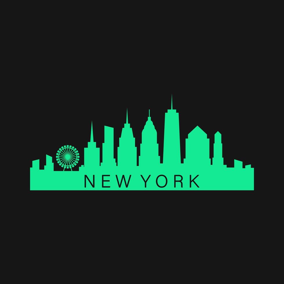 Skyline von New York illustriert vektor