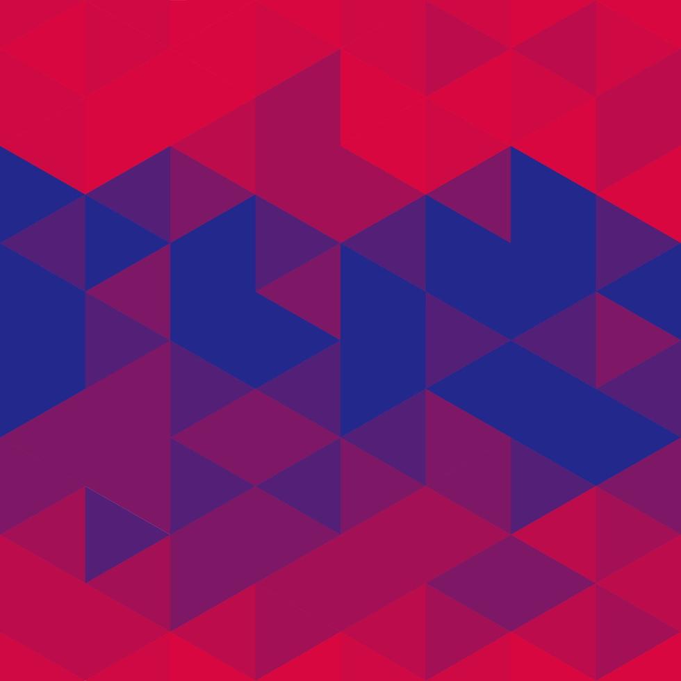 Nahtloses geometrisches Vektormuster mit einem Farbverlauf aus Dreiecken und Polygonen. guter Druck für Geschenkpapier, Verpackungsdesign, Tapeten, Keramikfliesen und Textilien im minimalistischen modernen Stil vektor