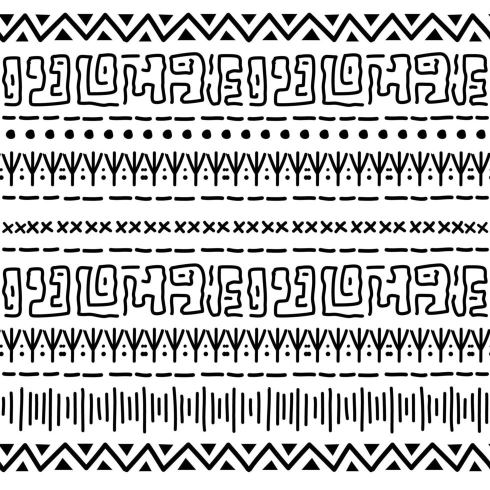 navajo sömlösa mönster. ikat bakgrund med traditionell design textur vektor