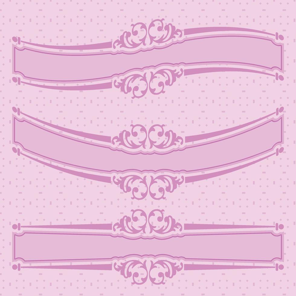 etikett zartrosa baby mädchen feier glückwunsch geboren pastell dekoration set kollektion design niedlich vektor