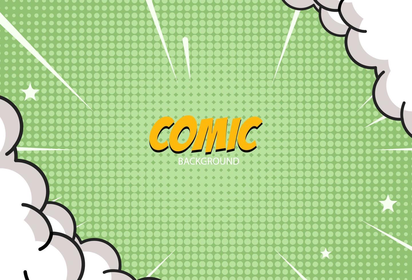 Comic-Hintergrund, mit Halbtoneffekt, Hintergrundillustration, Vektor eps 10