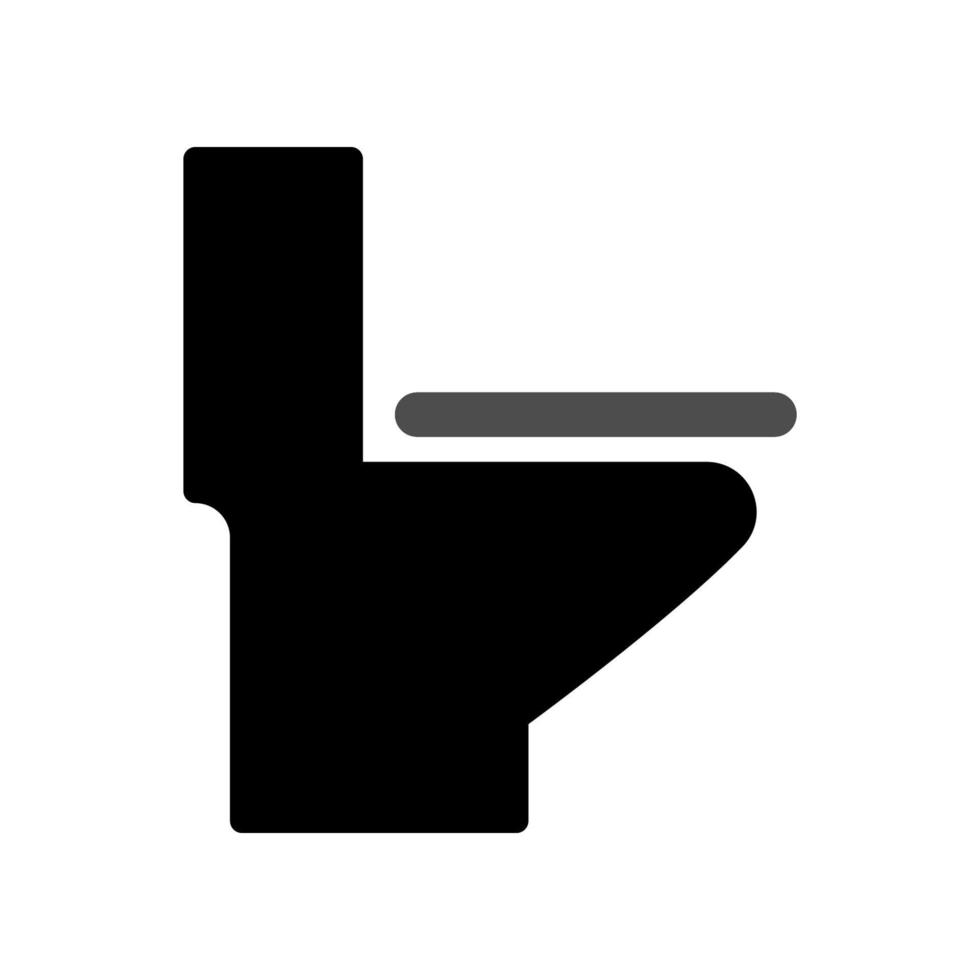 Illustrationsvektorgrafik von Sanitär, Toilette, WC-Symbol vektor