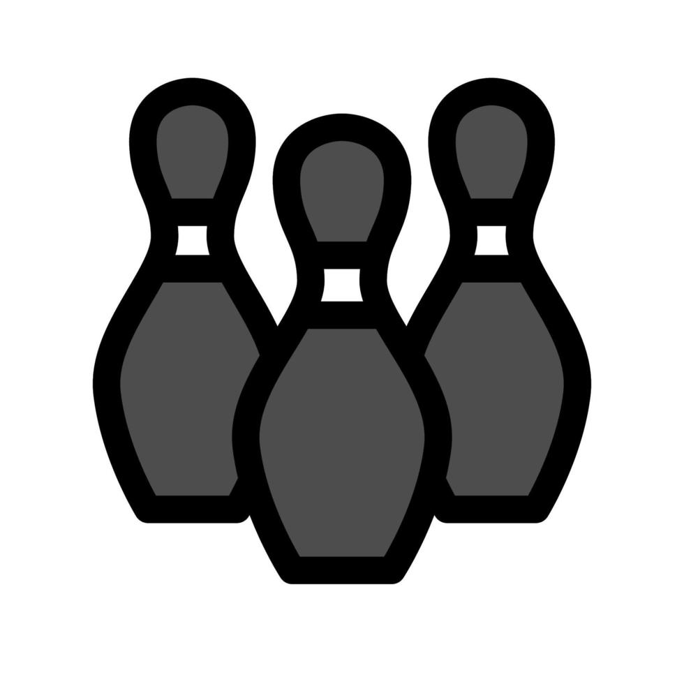 Abbildung Vektorgrafik Bowling-Symbol vektor