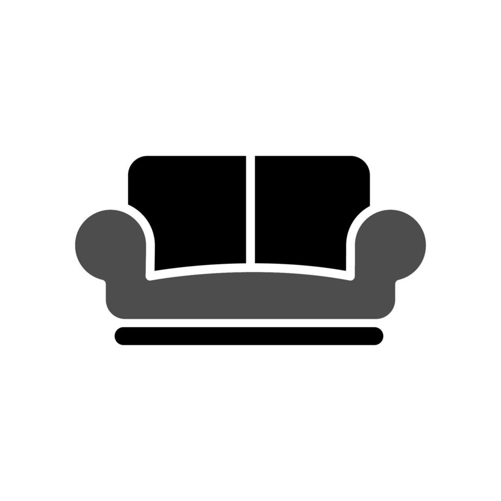 Abbildung Vektorgrafik Sofa-Symbol vektor