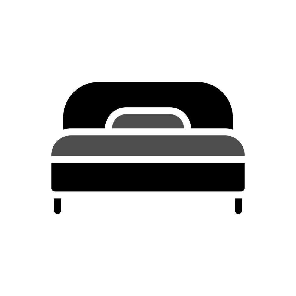 Abbildung Vektorgrafik Bett-Symbol vektor