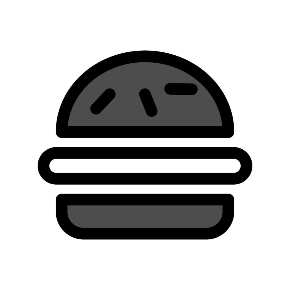 Abbildung Vektorgrafik Burger-Symbol vektor