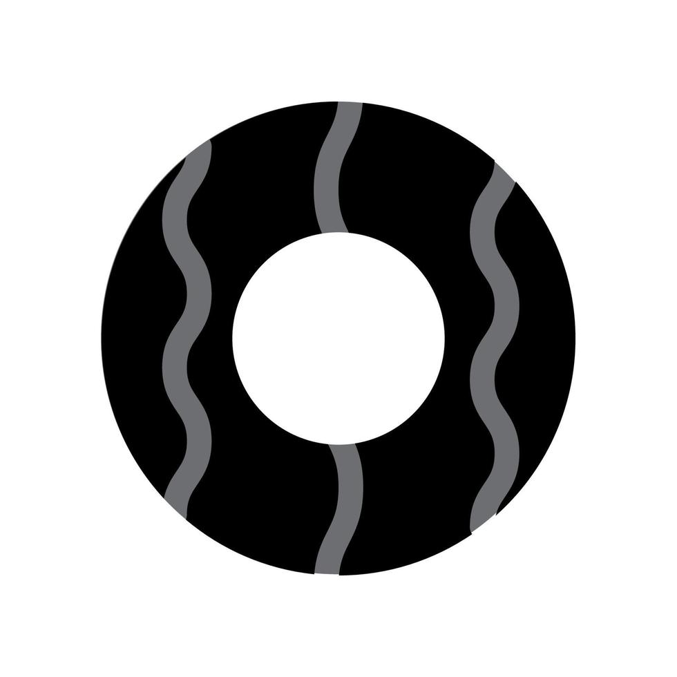 Abbildung Vektorgrafik Donut-Symbol vektor