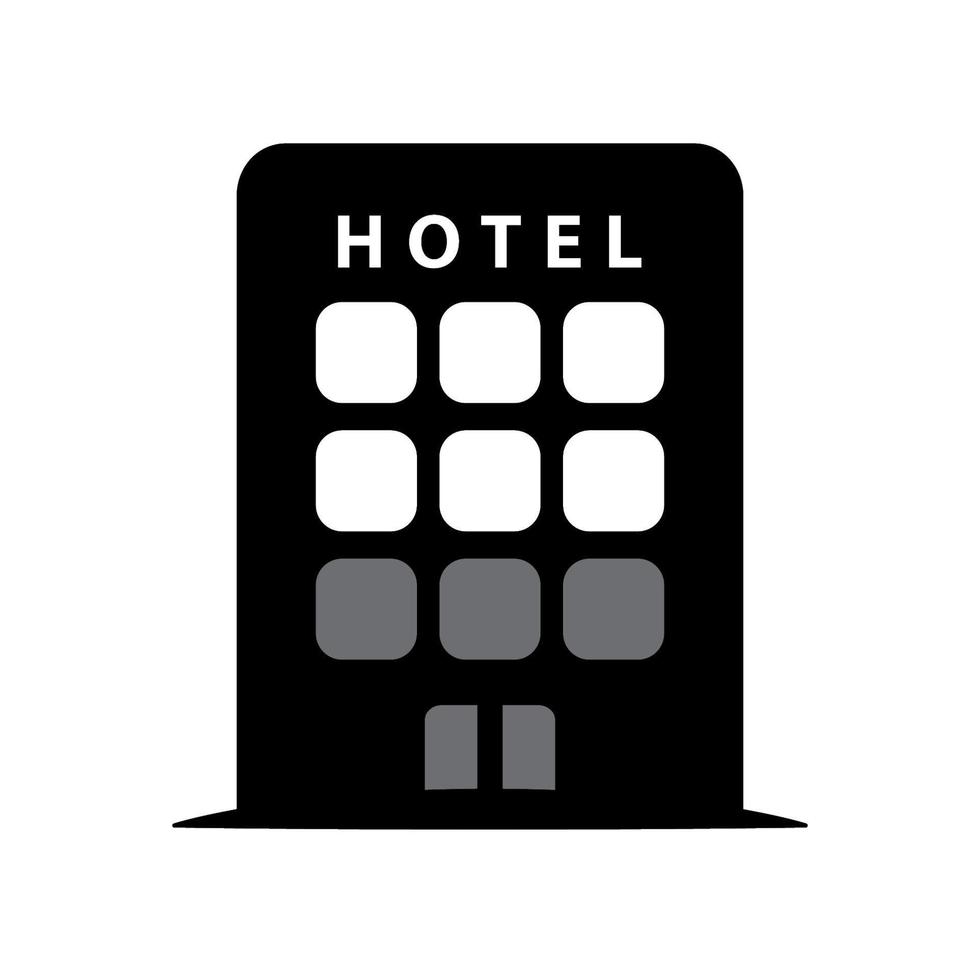 Abbildung Vektorgrafik des Hotelsymbols vektor