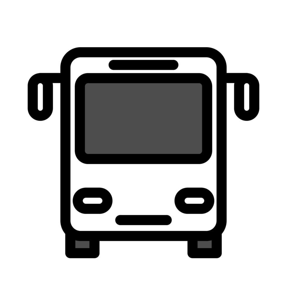 illustration vektorgrafik av bussikonen vektor