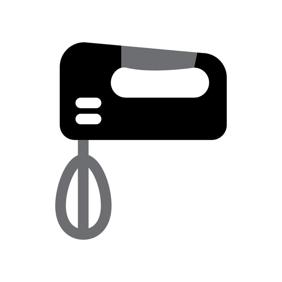 Abbildung Vektorgrafik Handmixer-Symbol vektor