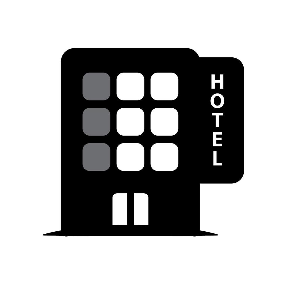 Abbildung Vektorgrafik des Hotelsymbols vektor