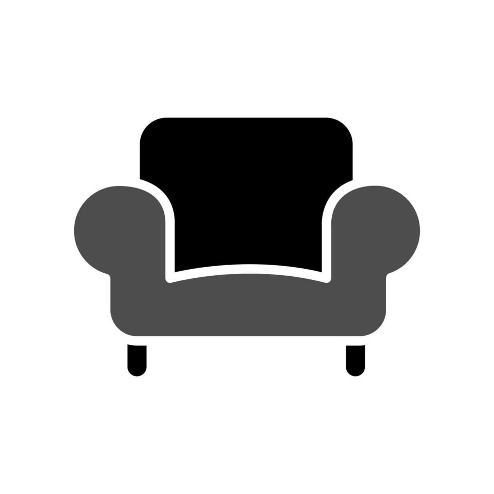 Abbildung Vektorgrafik Sofa-Symbol vektor