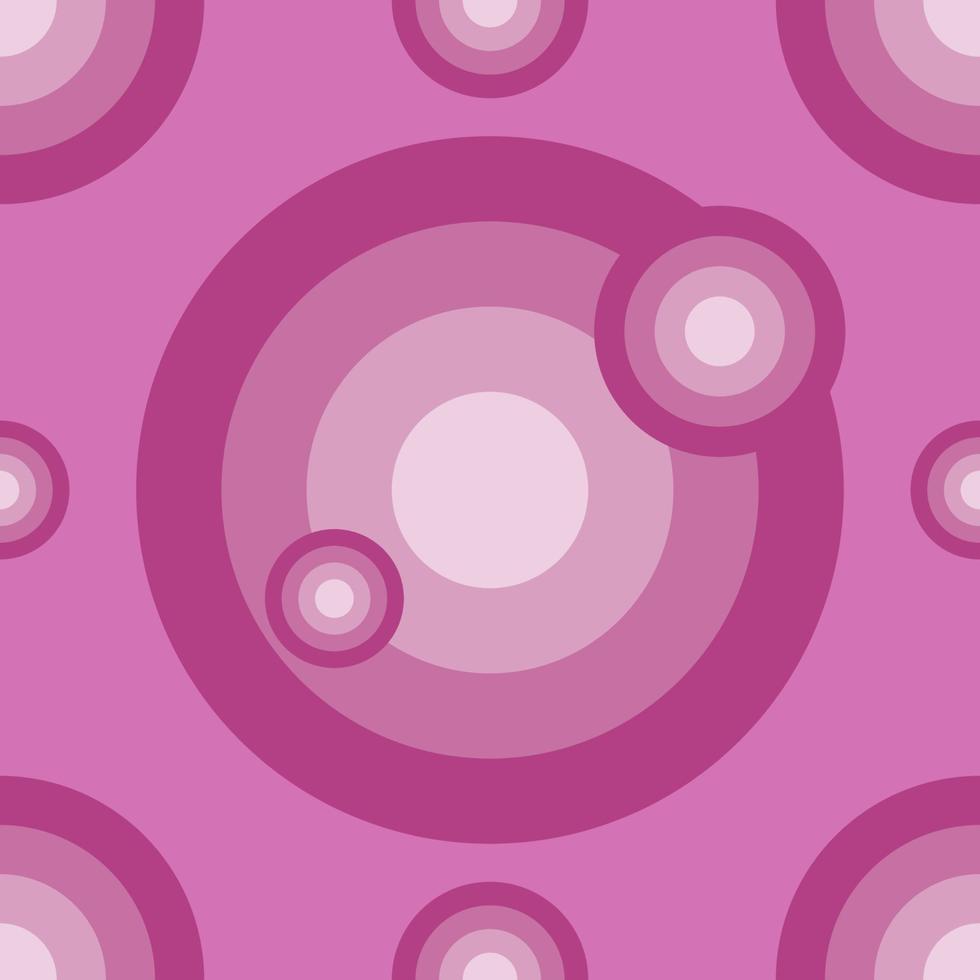 abstrakt ellips sömlösa mönster bakgrundsdesignmall, pinky, lila, violett vektor