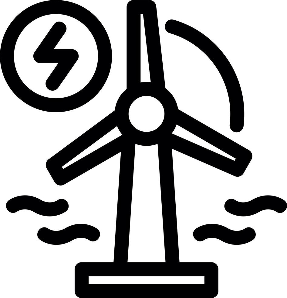 Symbol für erneuerbare Energien vektor