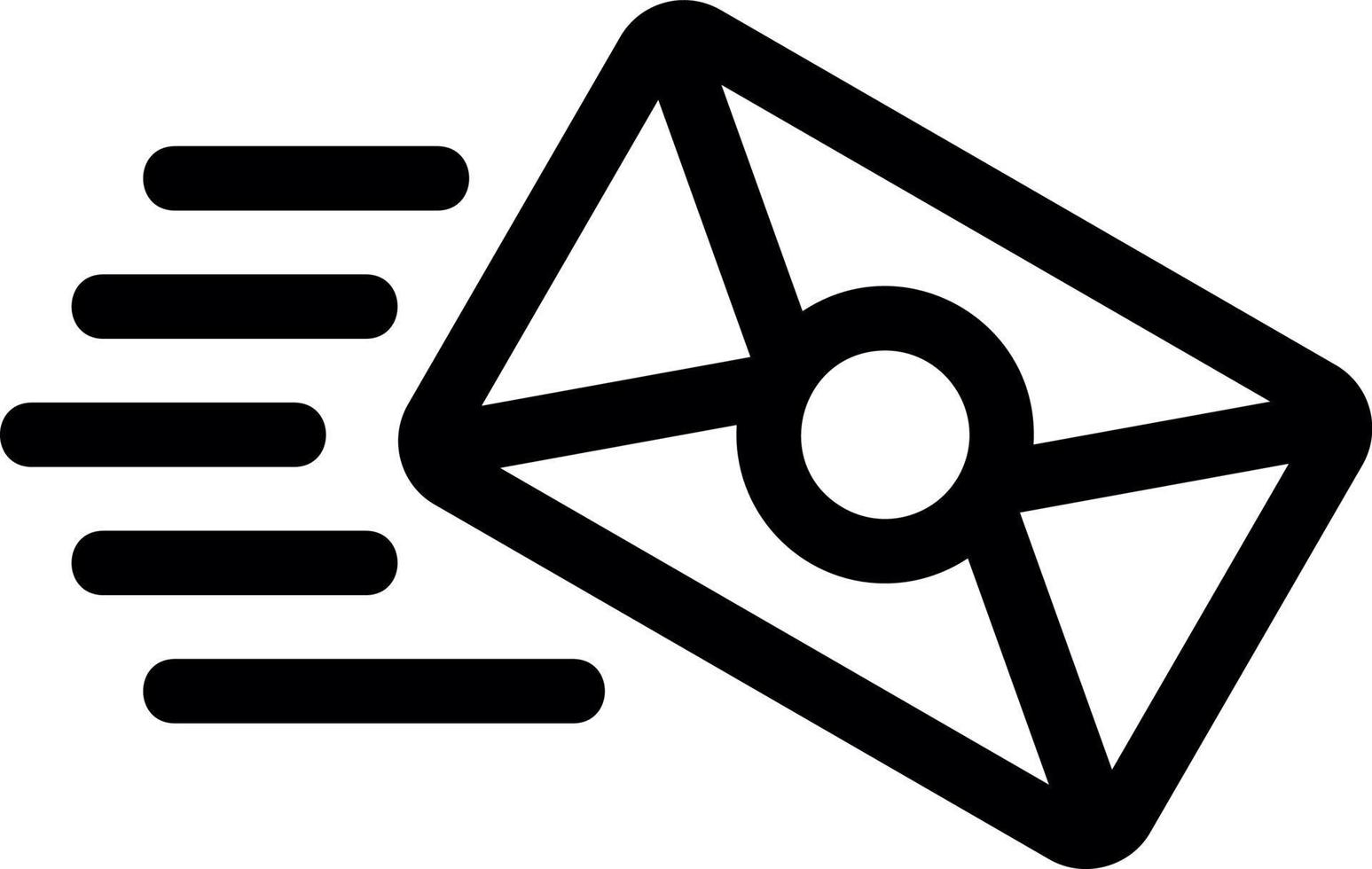 E-Mail-Liniensymbol vektor