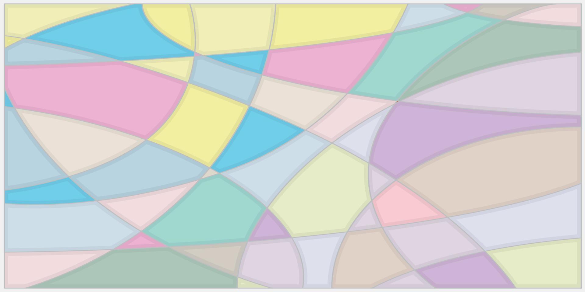 Das Hintergrundbild wird durch Schneiden von Linien gebildet, um geometrische Formen mit Pastelltönen zu erstellen. vektor
