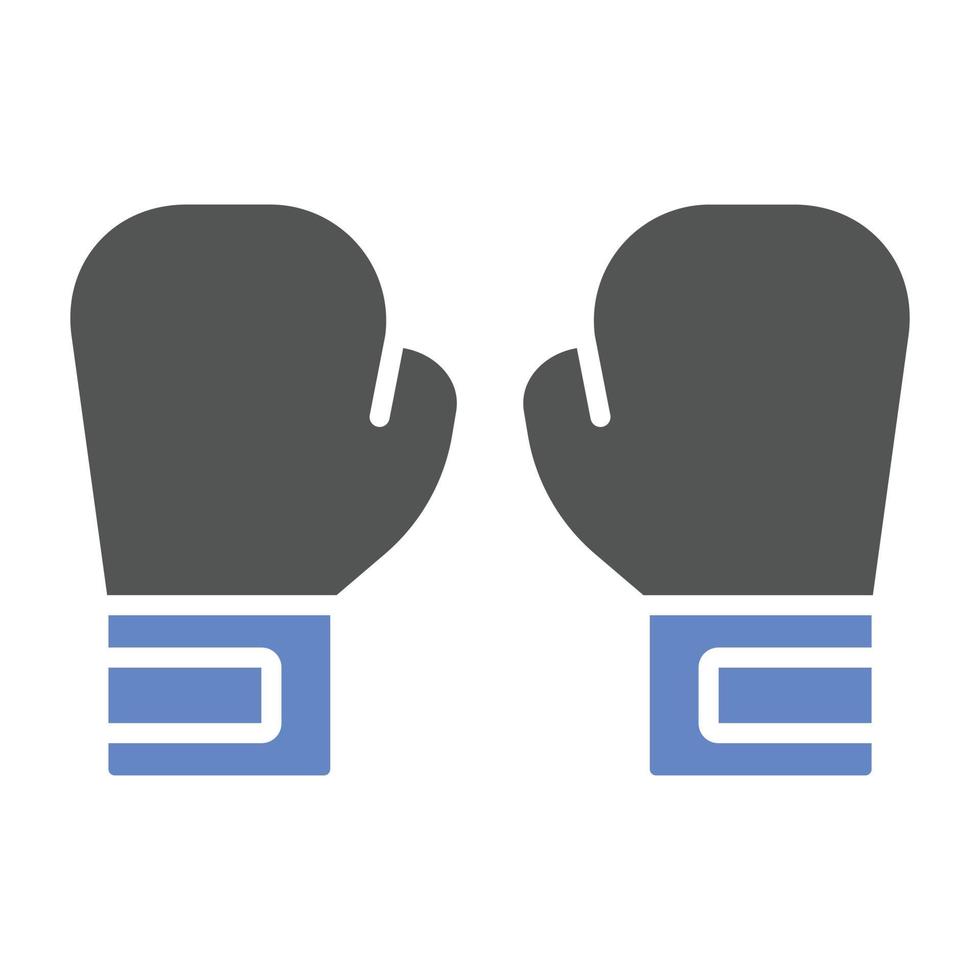 boxningshandskar ikon stil vektor