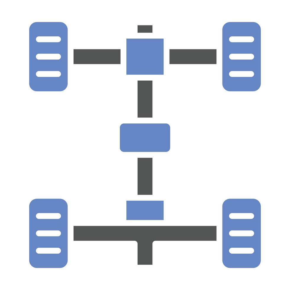 Chassis-Icon-Stil vektor