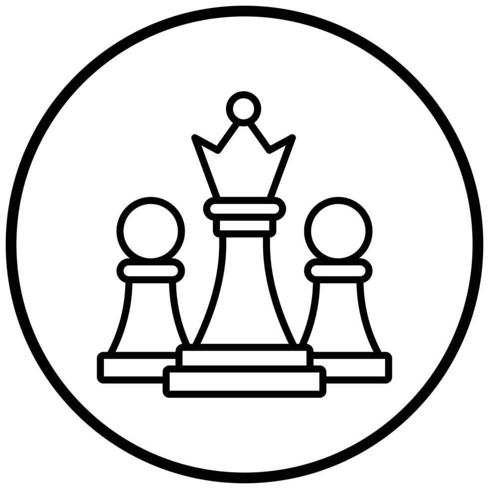 Schach-Icon-Stil vektor