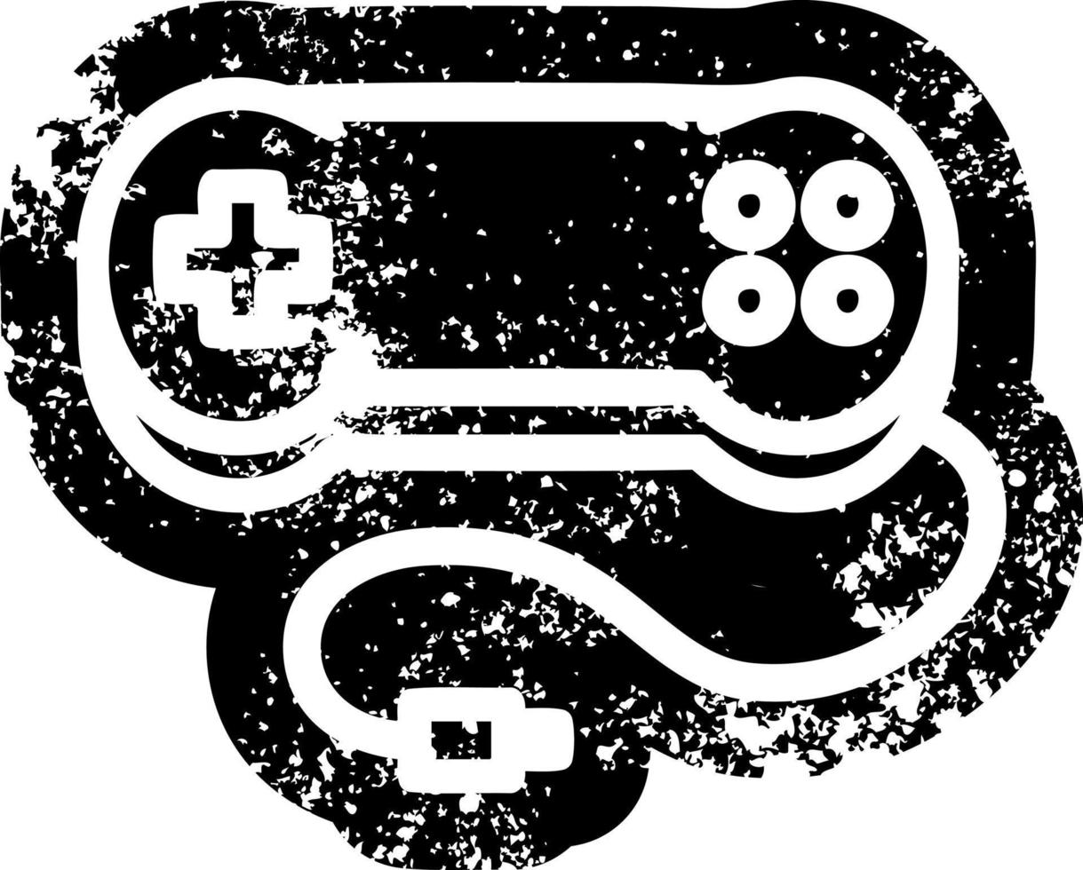 Konsolenspiel-Controller-Symbol in Not vektor