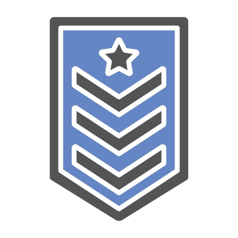 Armee-Chevron-Symbolstil vektor