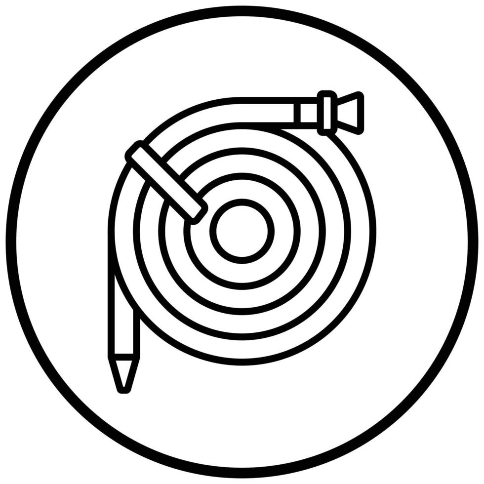 Schlauch-Icon-Stil vektor