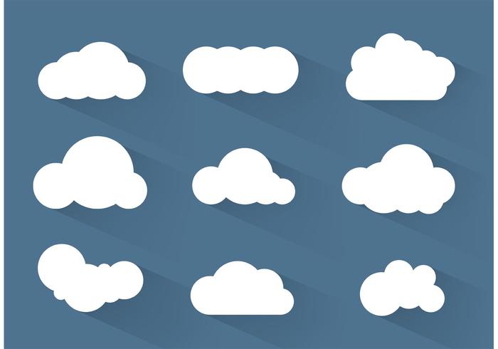 Simpe Cloud-Vektoren vektor
