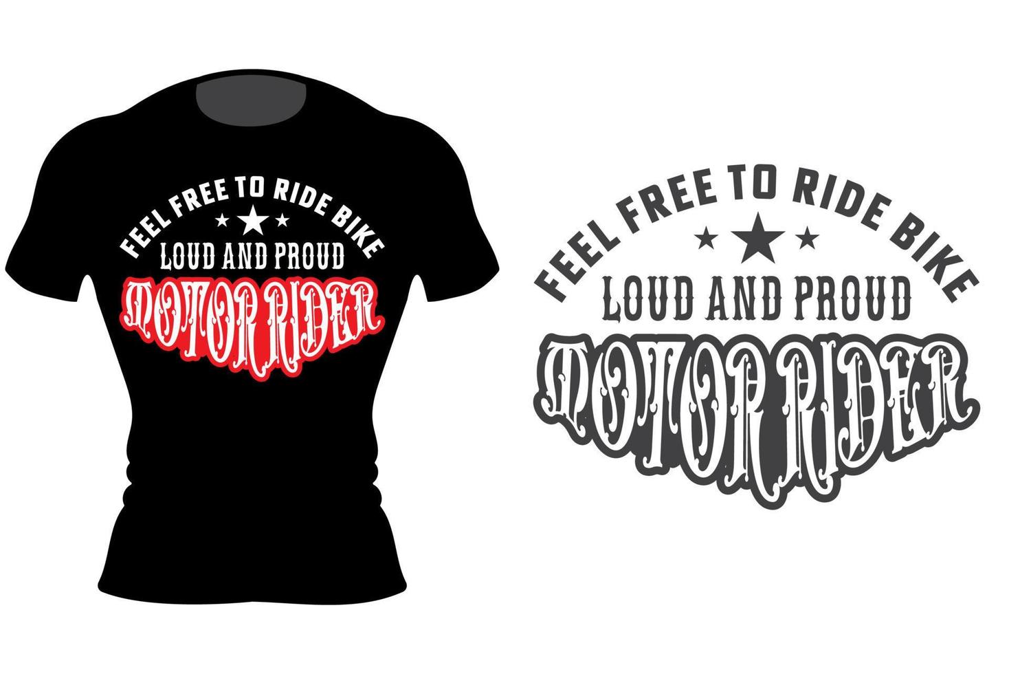 motorcykel t-shirt design ride bike life t-shirt design vektor