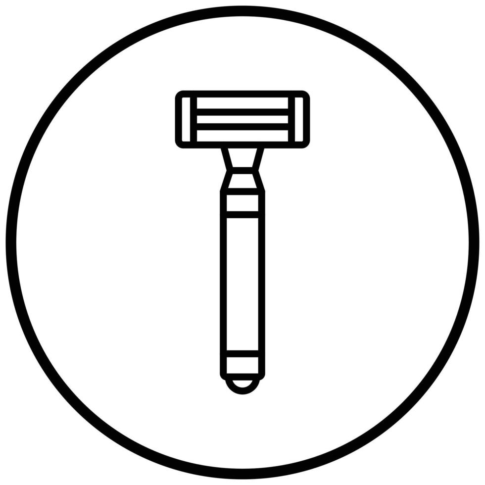 Rasiermesser-Icon-Stil vektor