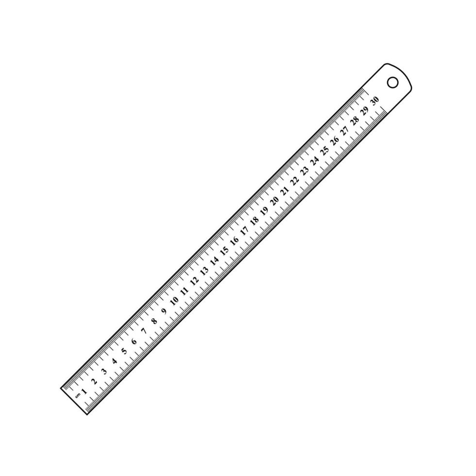 Lineal-Umriss-Symbol-Darstellung auf weißem Hintergrund vektor