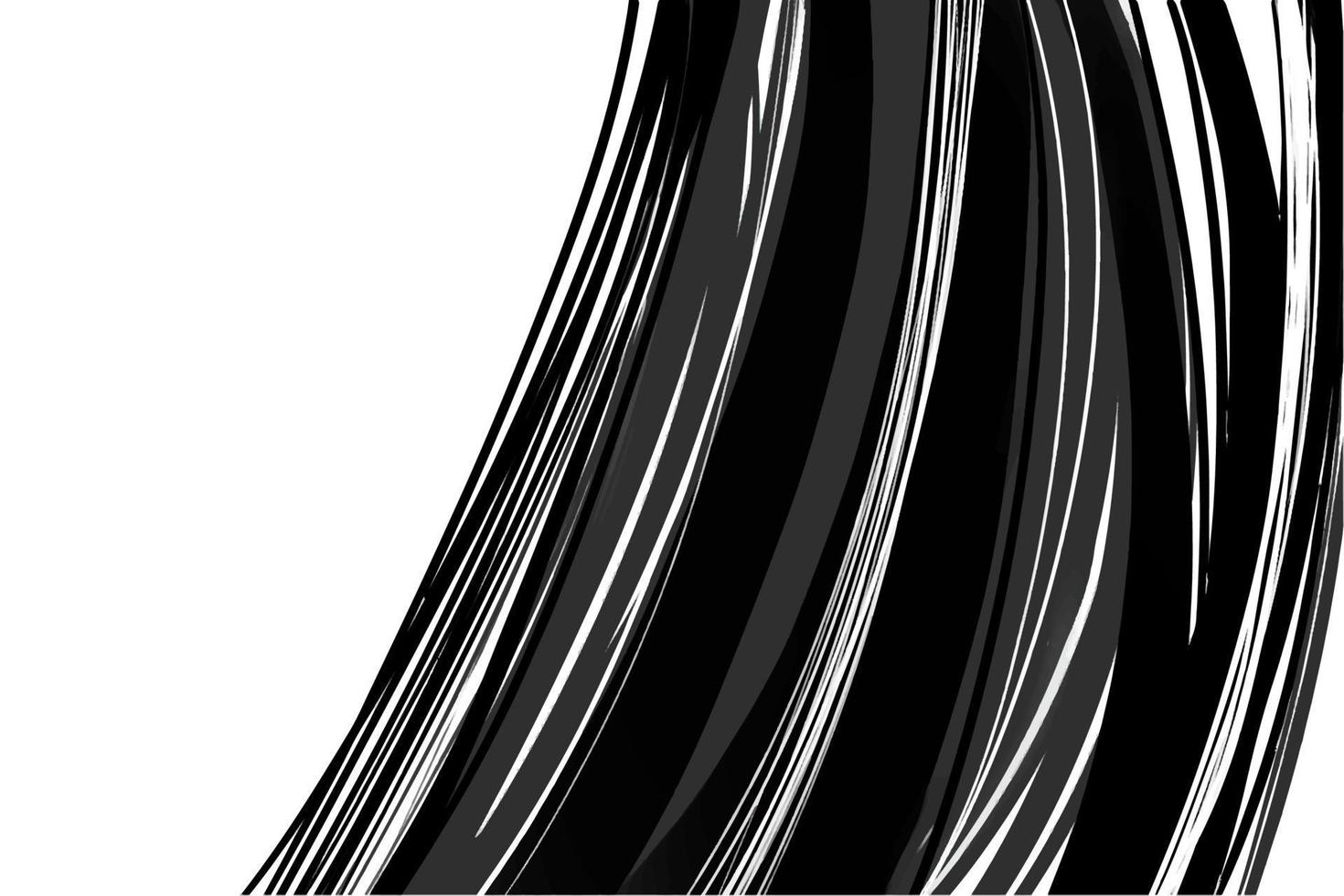 svart och vit akryl bakgrund på vit duk, grafik, linje vektor