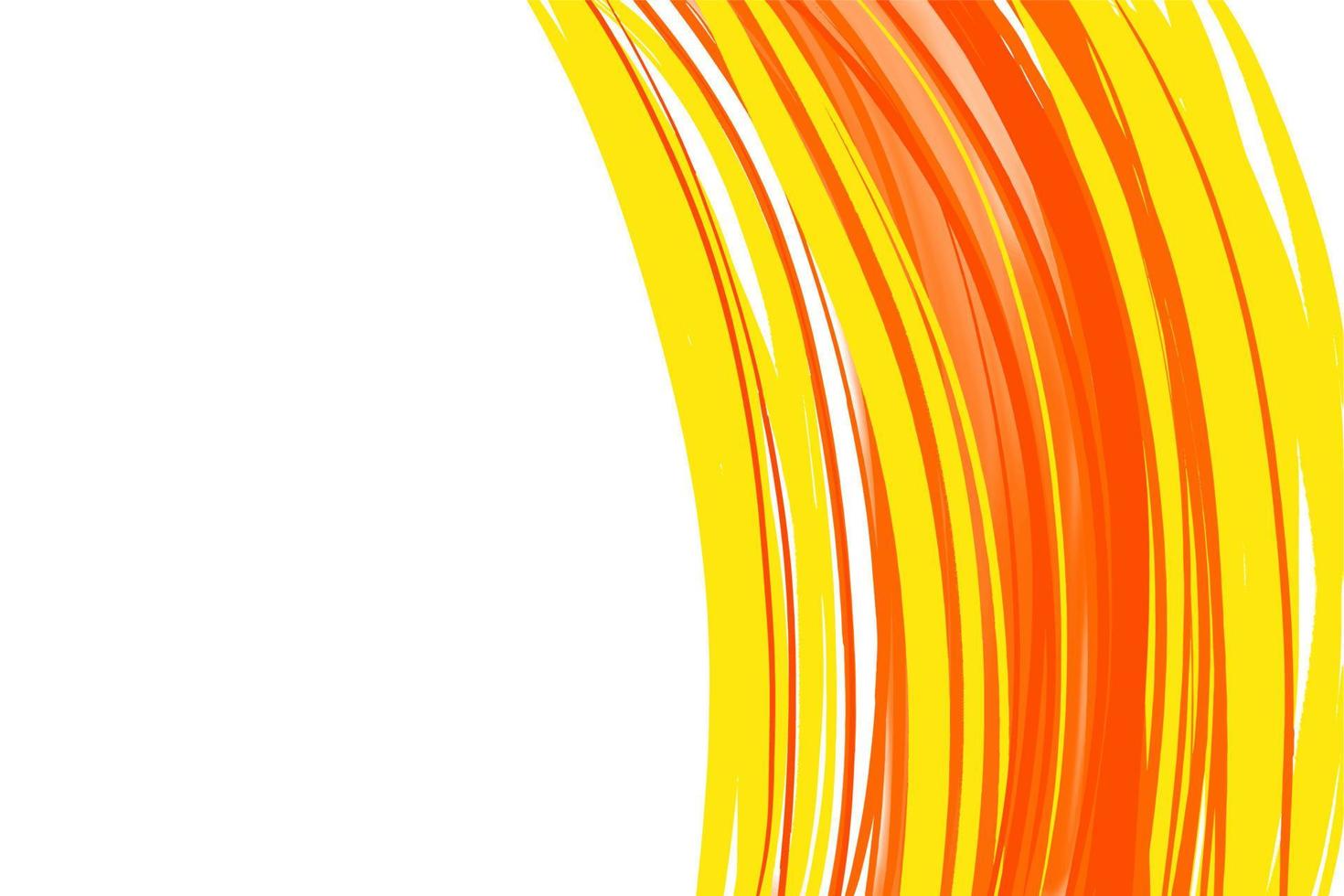 orange gul akryl bakgrund på vit duk, grafik, linje vektor
