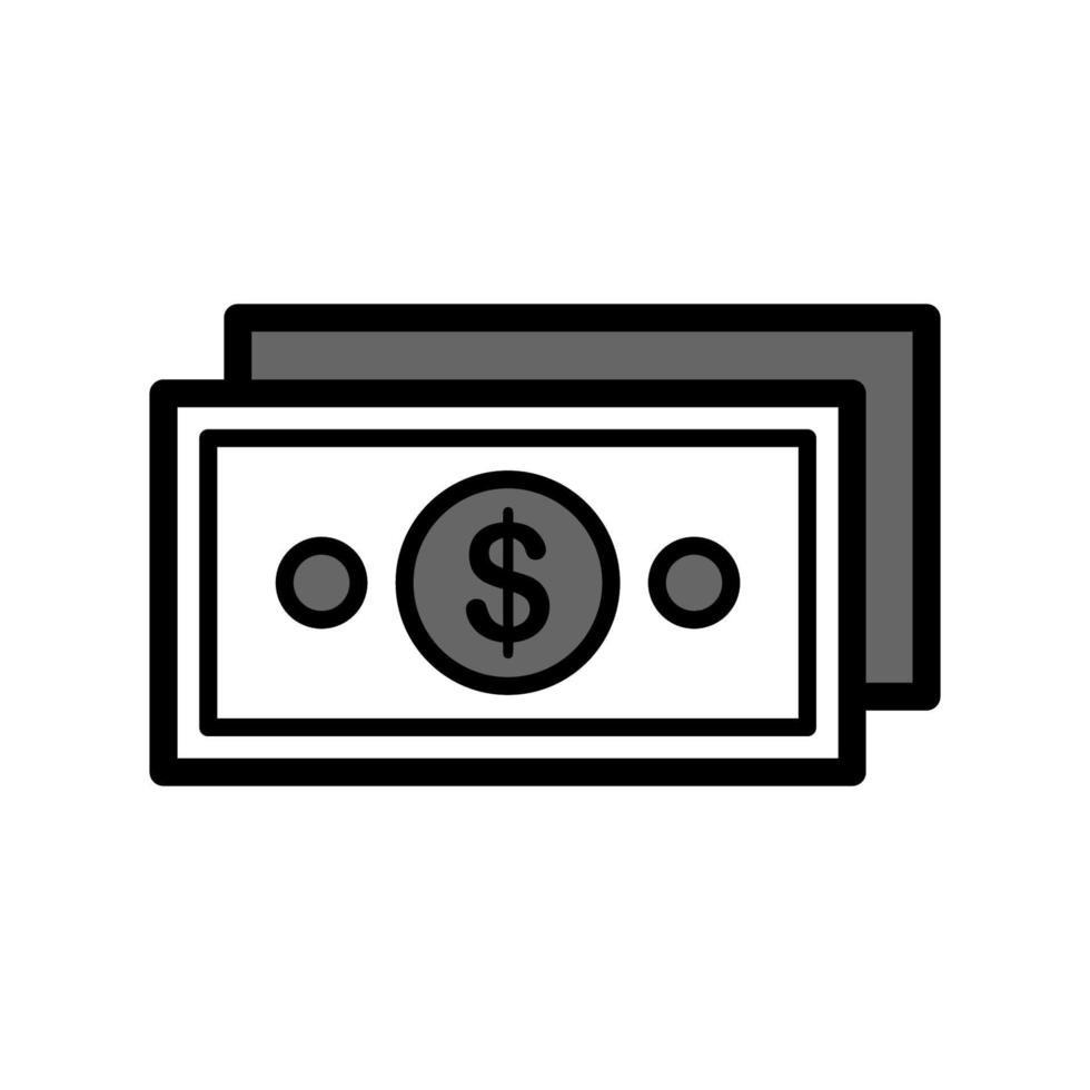 Abbildung Vektorgrafik Geld-Symbol vektor