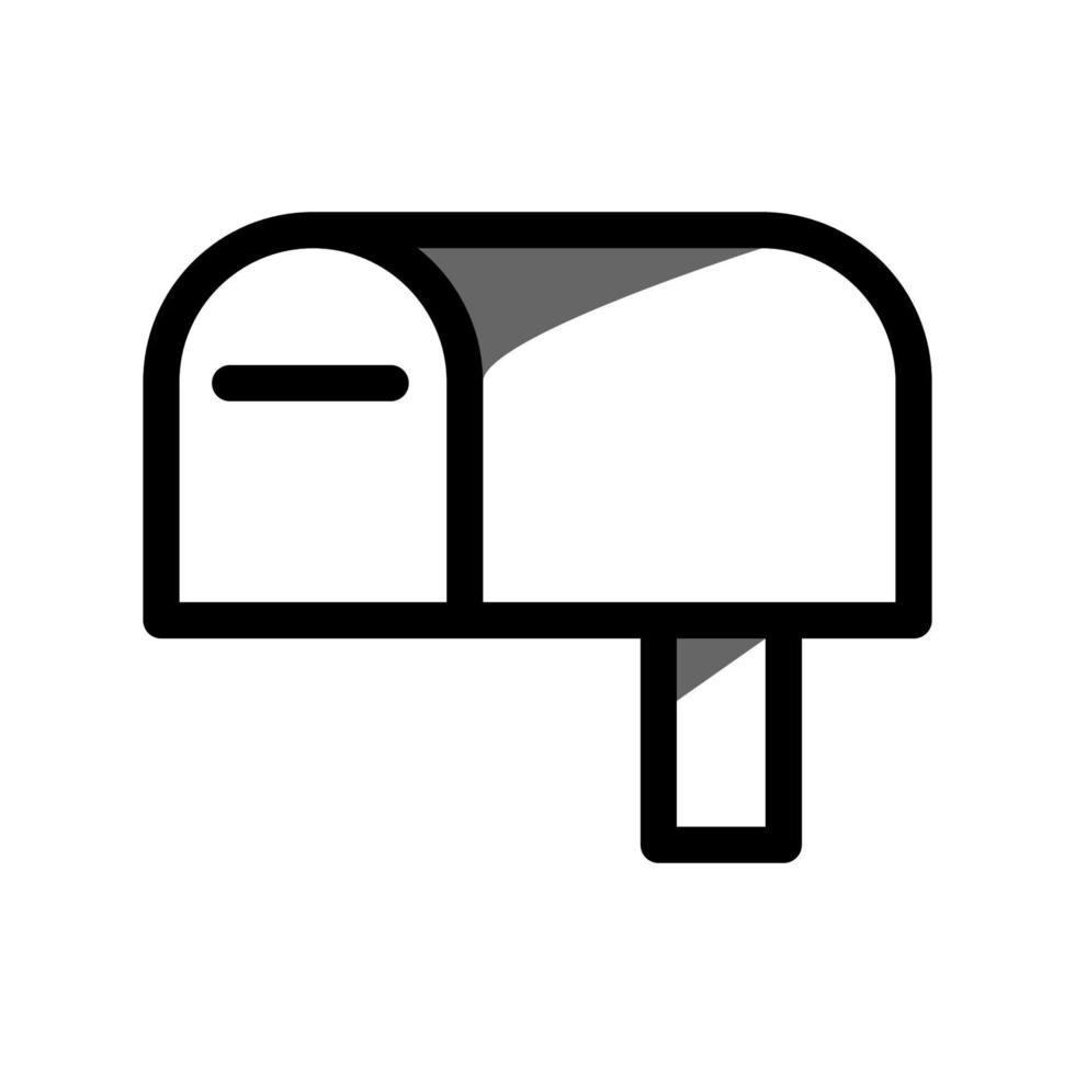 Illustrationsvektorgrafik des Briefkastensymbols vektor