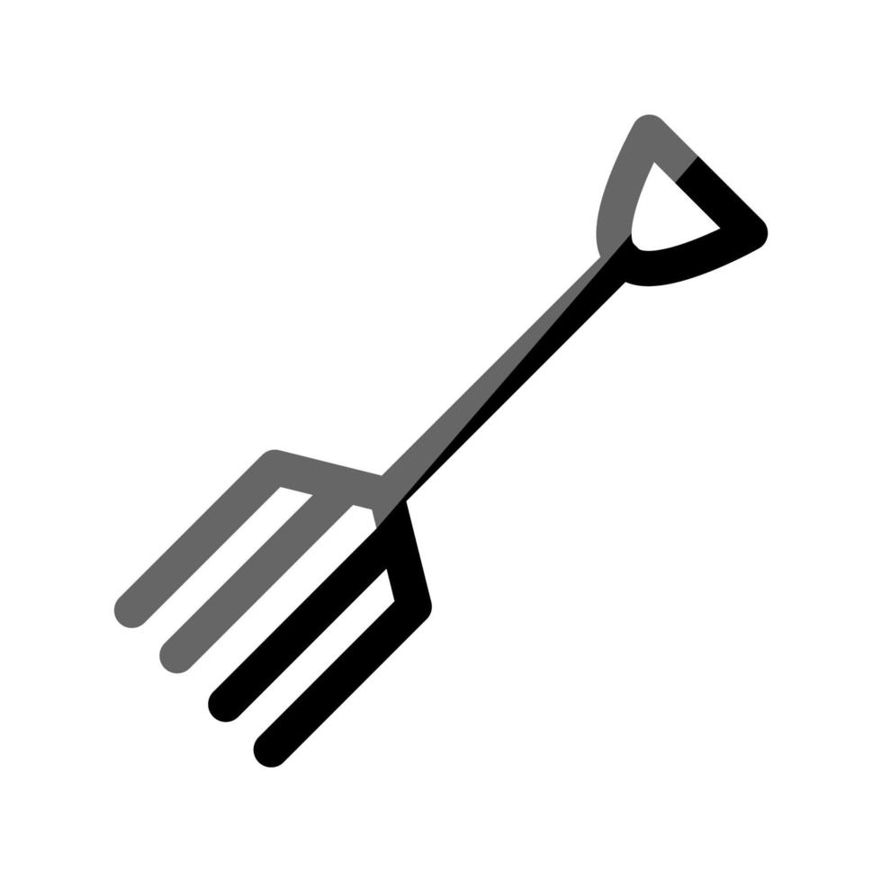 illustration vektorgrafik av gaffel trädgård ikon vektor