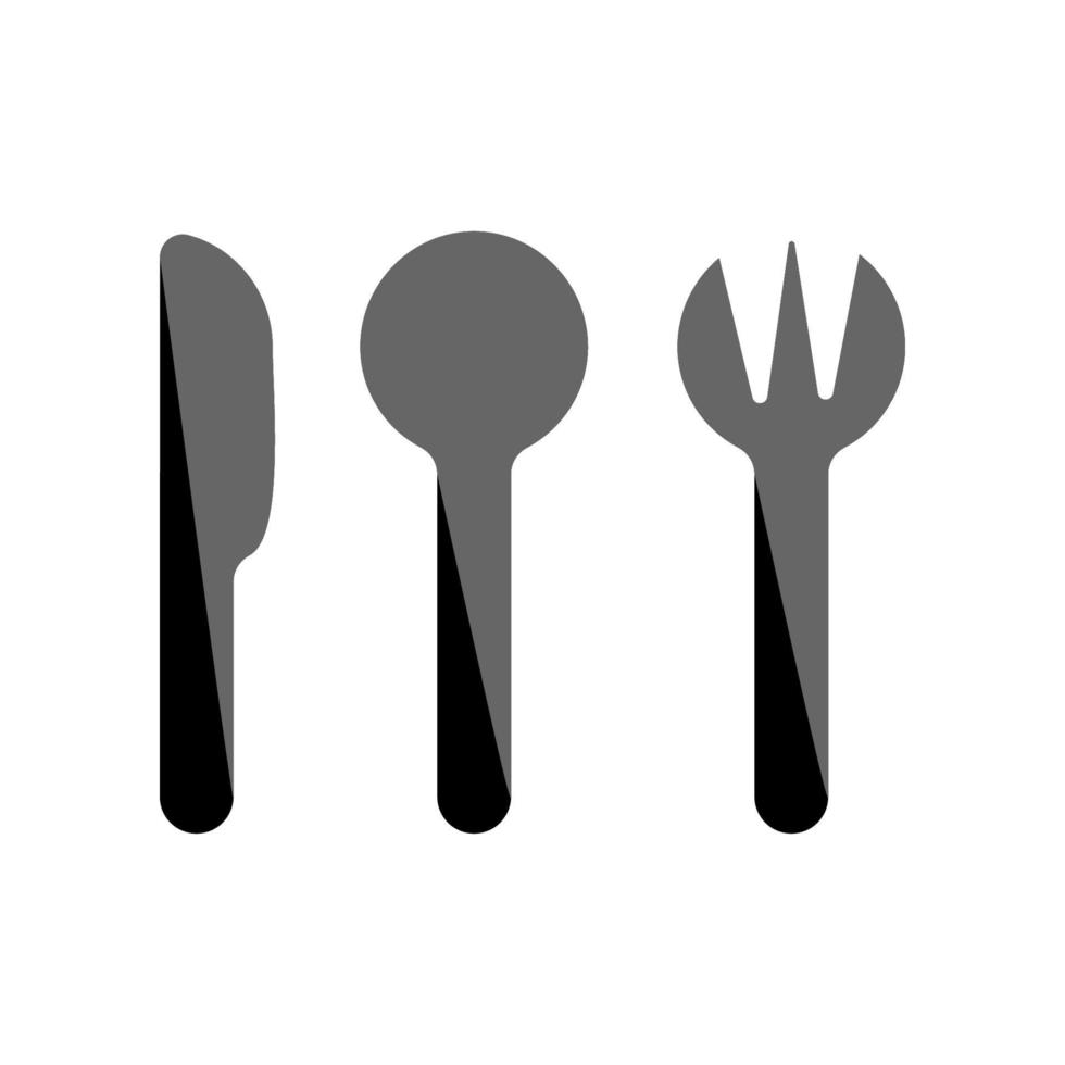 illustration vektorgrafik av gaffel ikon design vektor