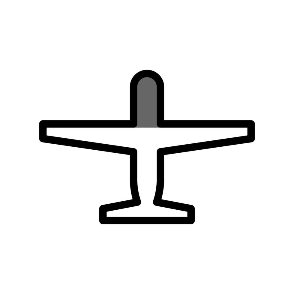 Illustrationsvektorgrafik des Flugzeugsymbols vektor