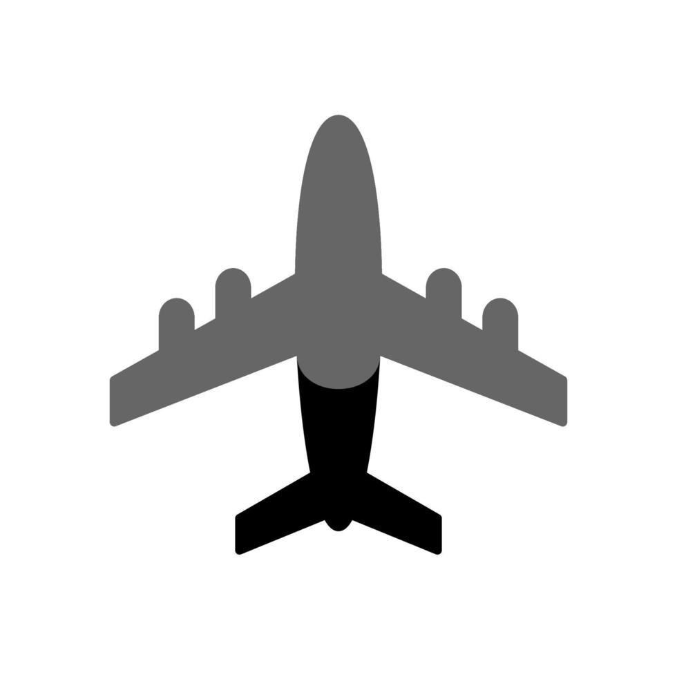 Illustrationsvektorgrafik des Flugzeugsymbols vektor