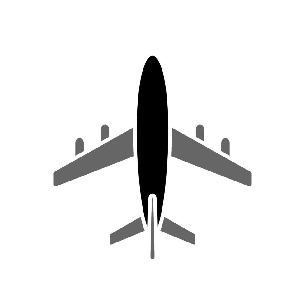 Illustrationsvektorgrafik des Flugzeugsymbols vektor