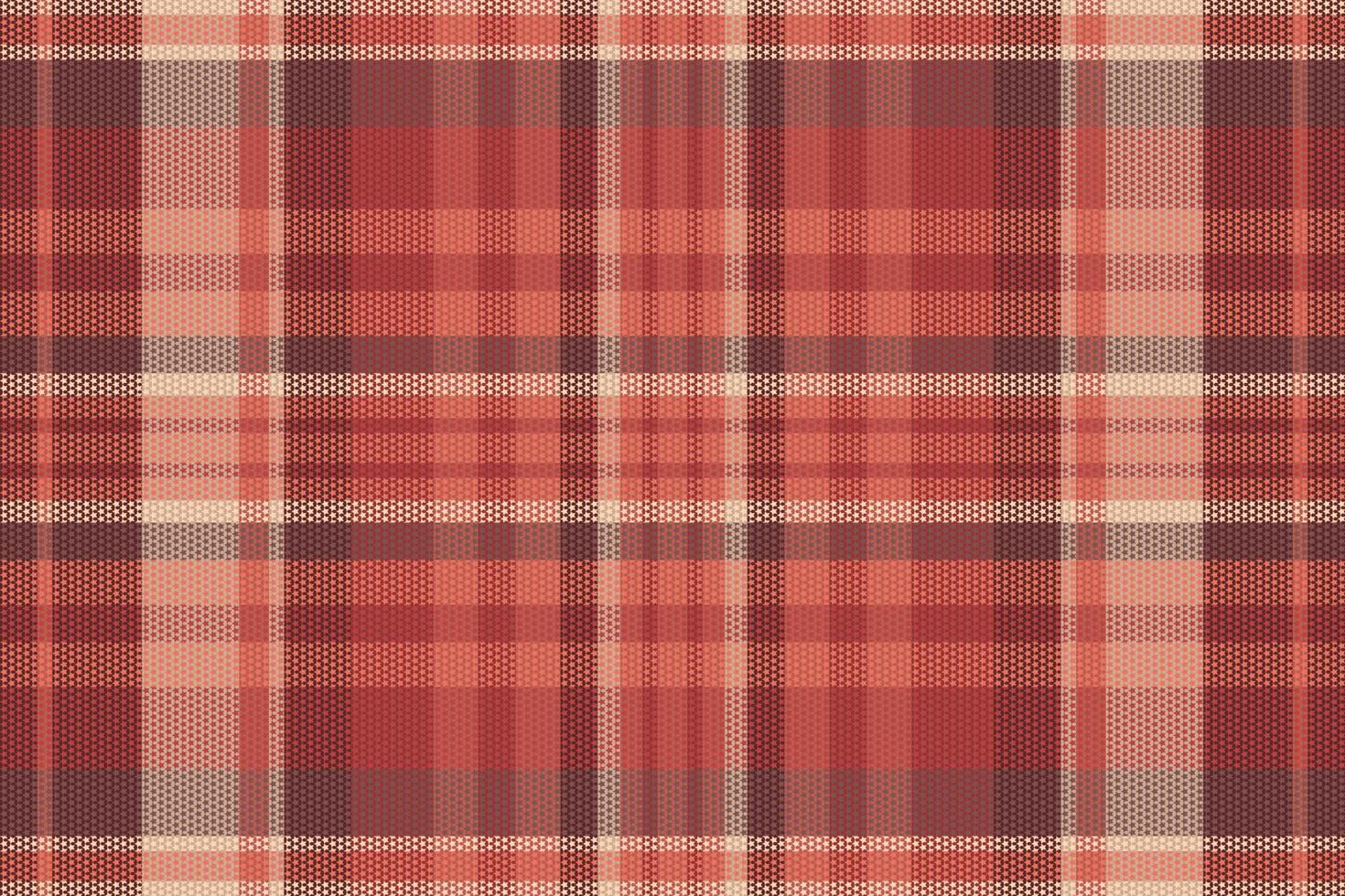 tartan plädmönster med textur och varm färg. vektor